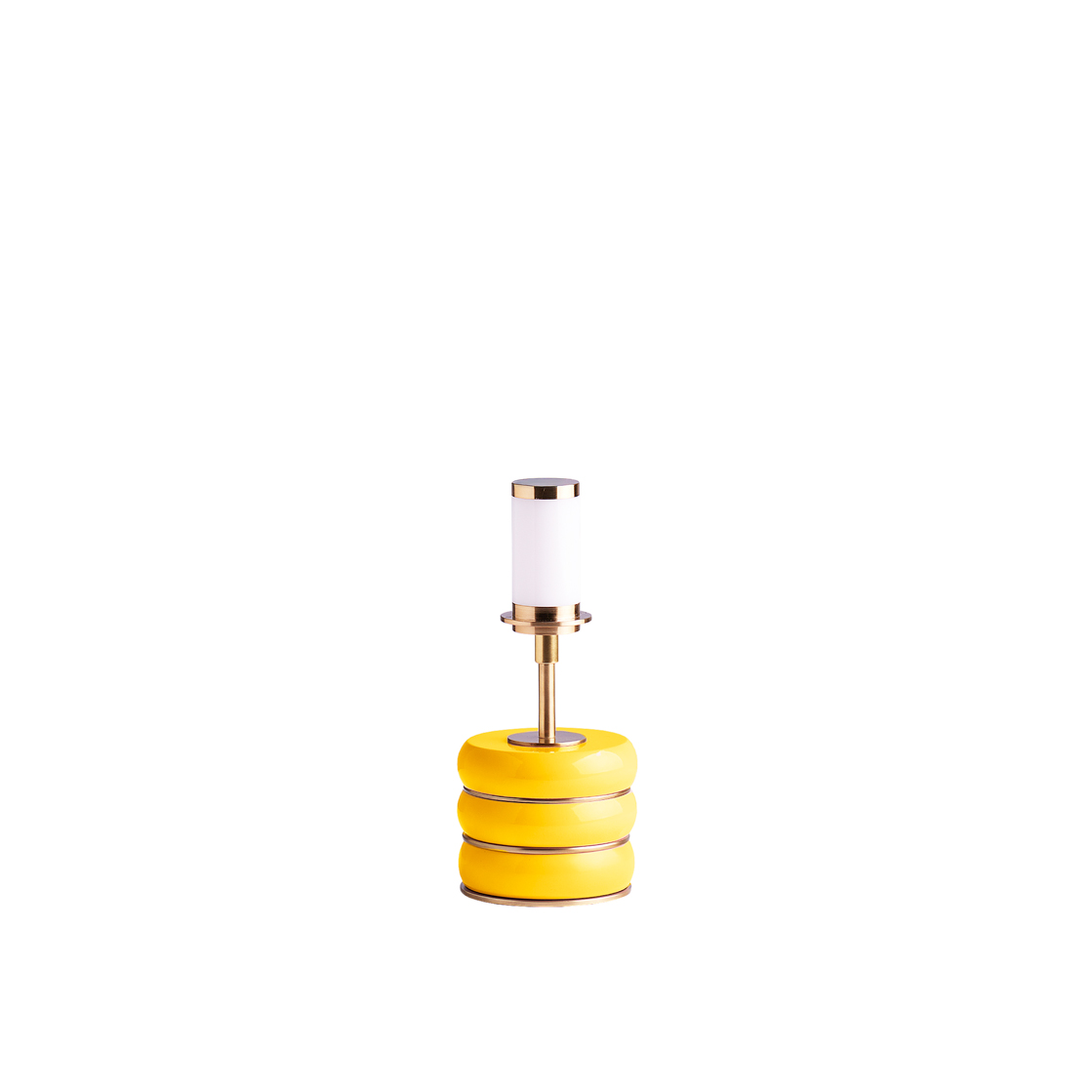 Holleder cordless table lamp in Sand by the Novogratz