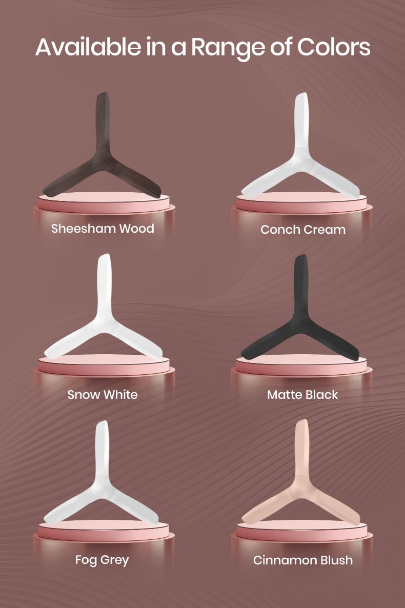 Available in a range of colors