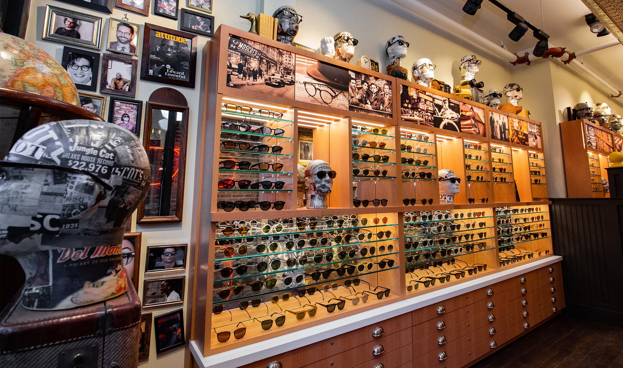 The MOSCOT Upper West Side Shop interior
