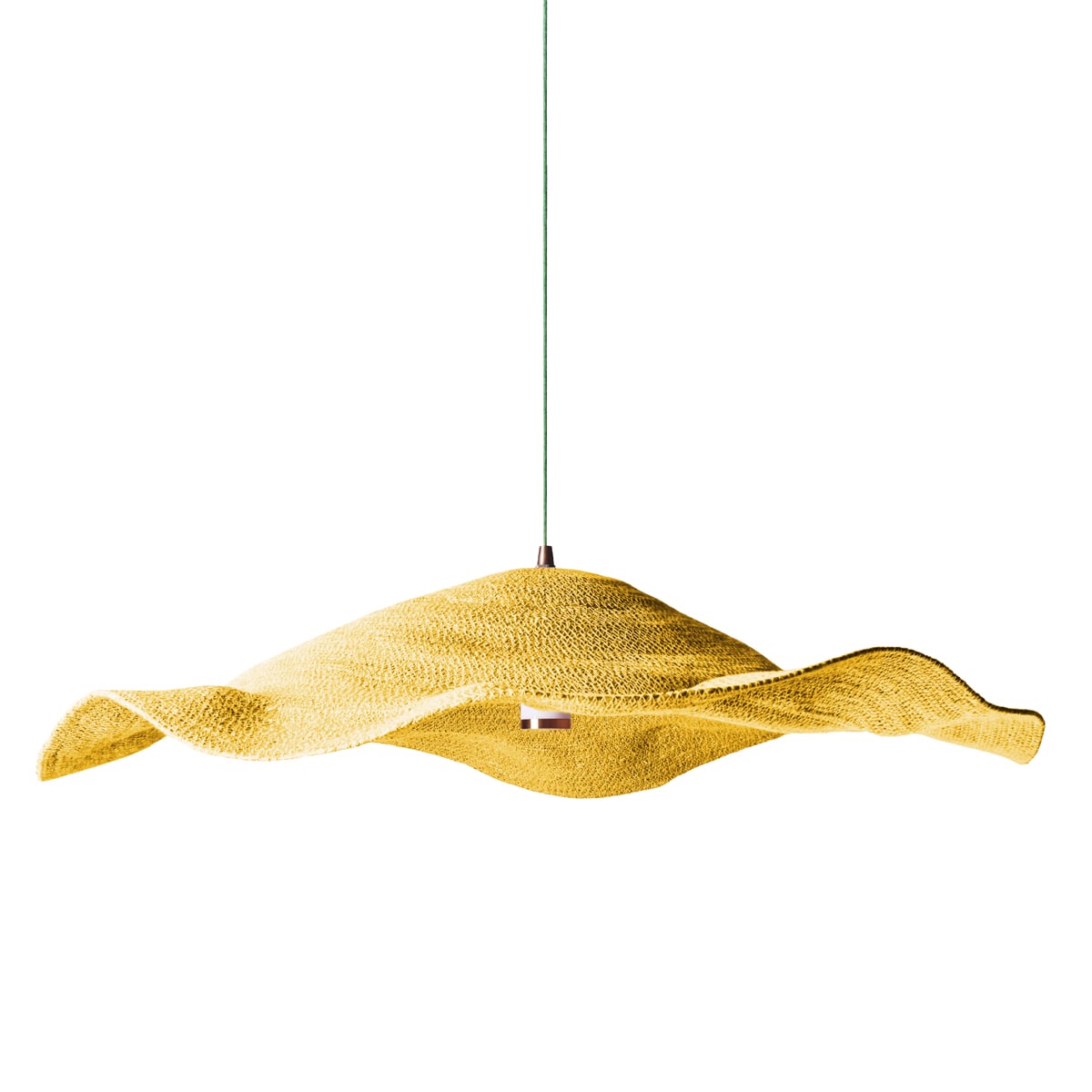 Tallulah jute basket rechargeable pendant in sand by Novogratz