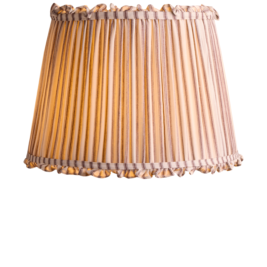 16 inch straight empire reversible gimbal bloomer shade in rust tickin