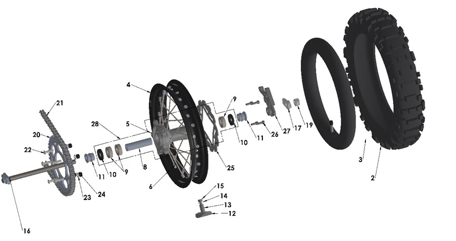 WHEEL REAR