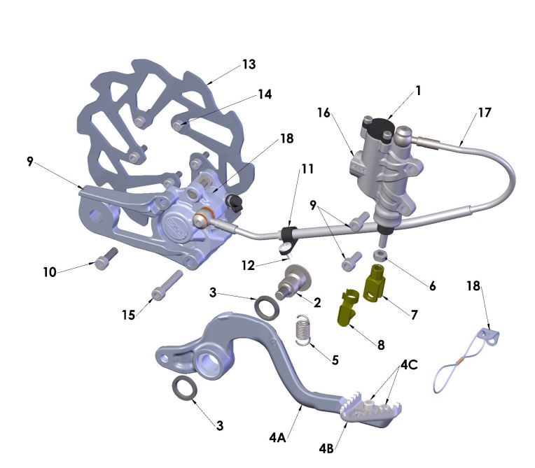 BRAKE REAR