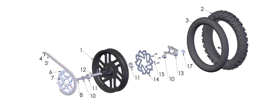 WHEEL REAR