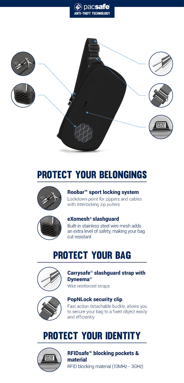 Pacsafe® X anti-theft urban sling