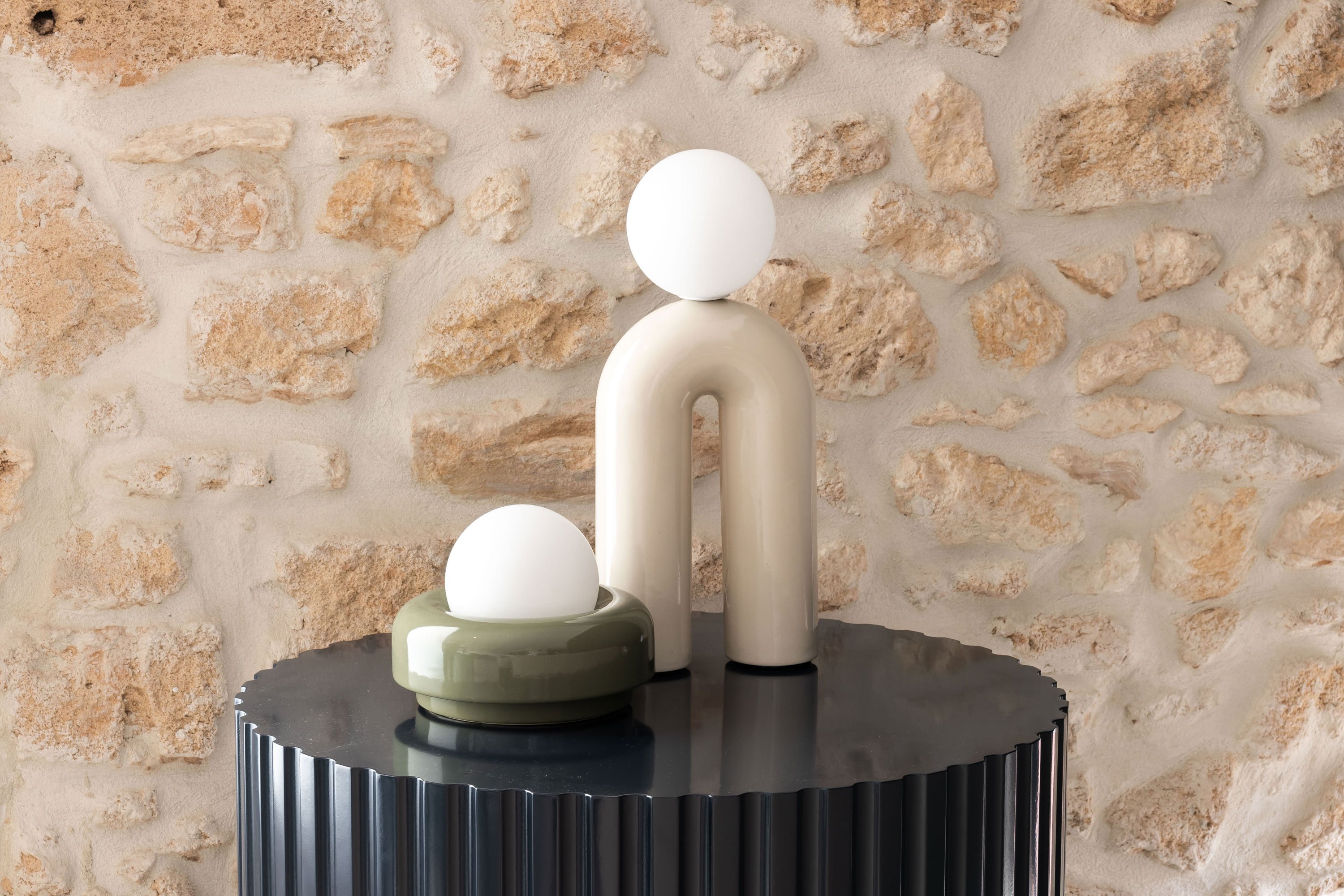 Nelly Table Light Low Olive Jardan