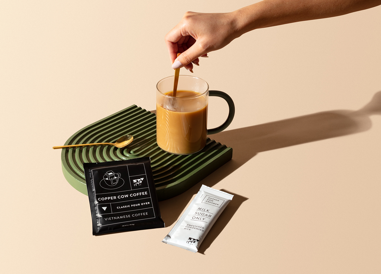 Copper Cow Coffee Classic Pour Over Latte Kit (5Pack)