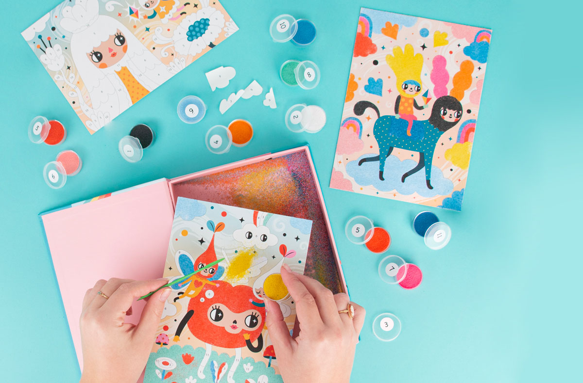 Kits de bricolaje para regalar en cumpleaños o para usar en un taller de bricolaje