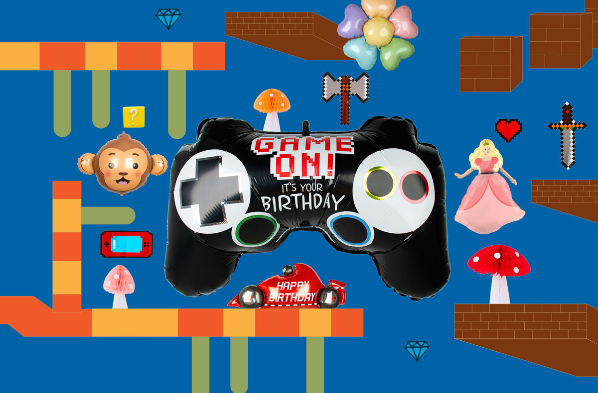 Décoration pour anniversaire Super Mario