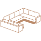 U-Shape Sectional / 25
