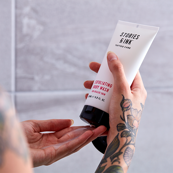 Exfoliating Body Wash For Tattoos Stories and Ink