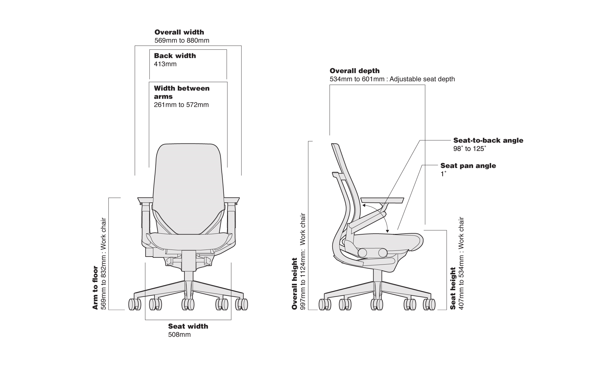Steelcase Gesture Ergonomic Office Chair Steelcase India