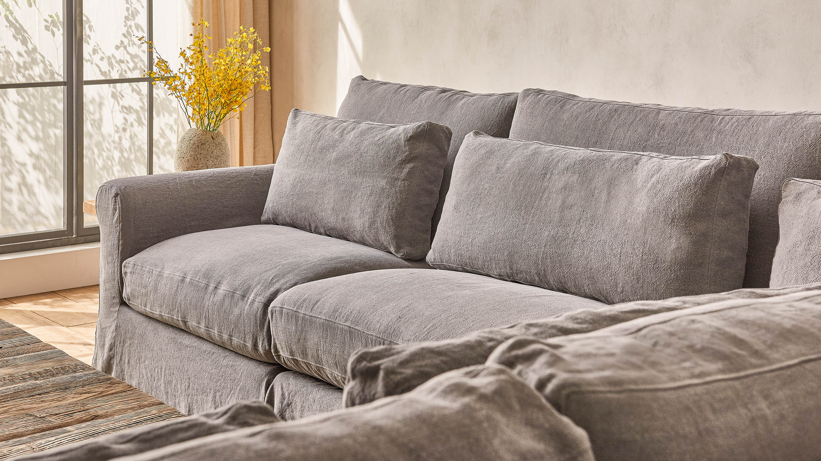 Elias Corner Sectional – Soft and Supportive Modular Sofas – Sixpenny