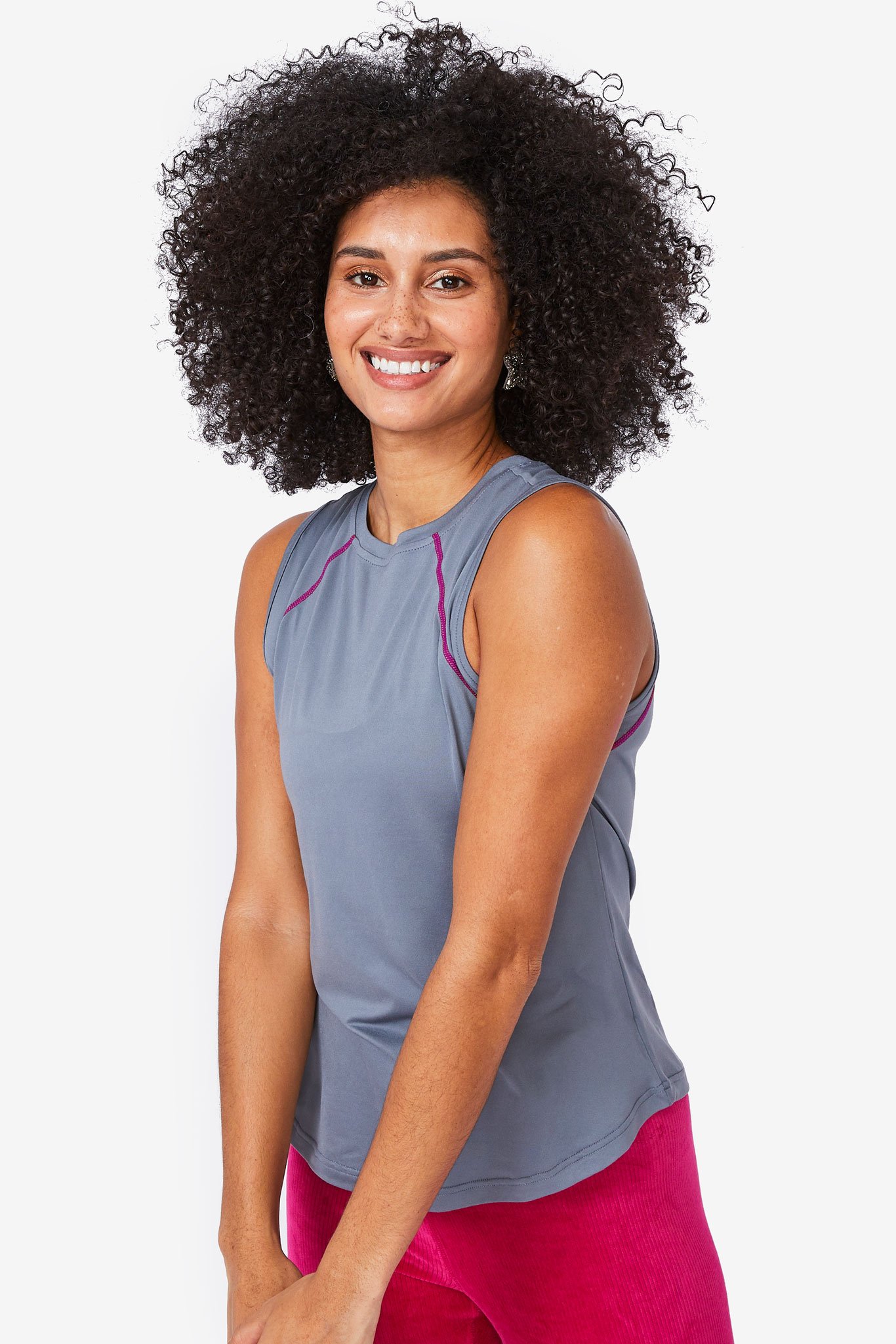 WorkIt Tank in Charcoal – Terez.com