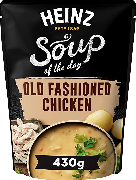 Photograph of 1 x 430g Heinz® Soup of the Day® Old Fashioned Chicken Soup product