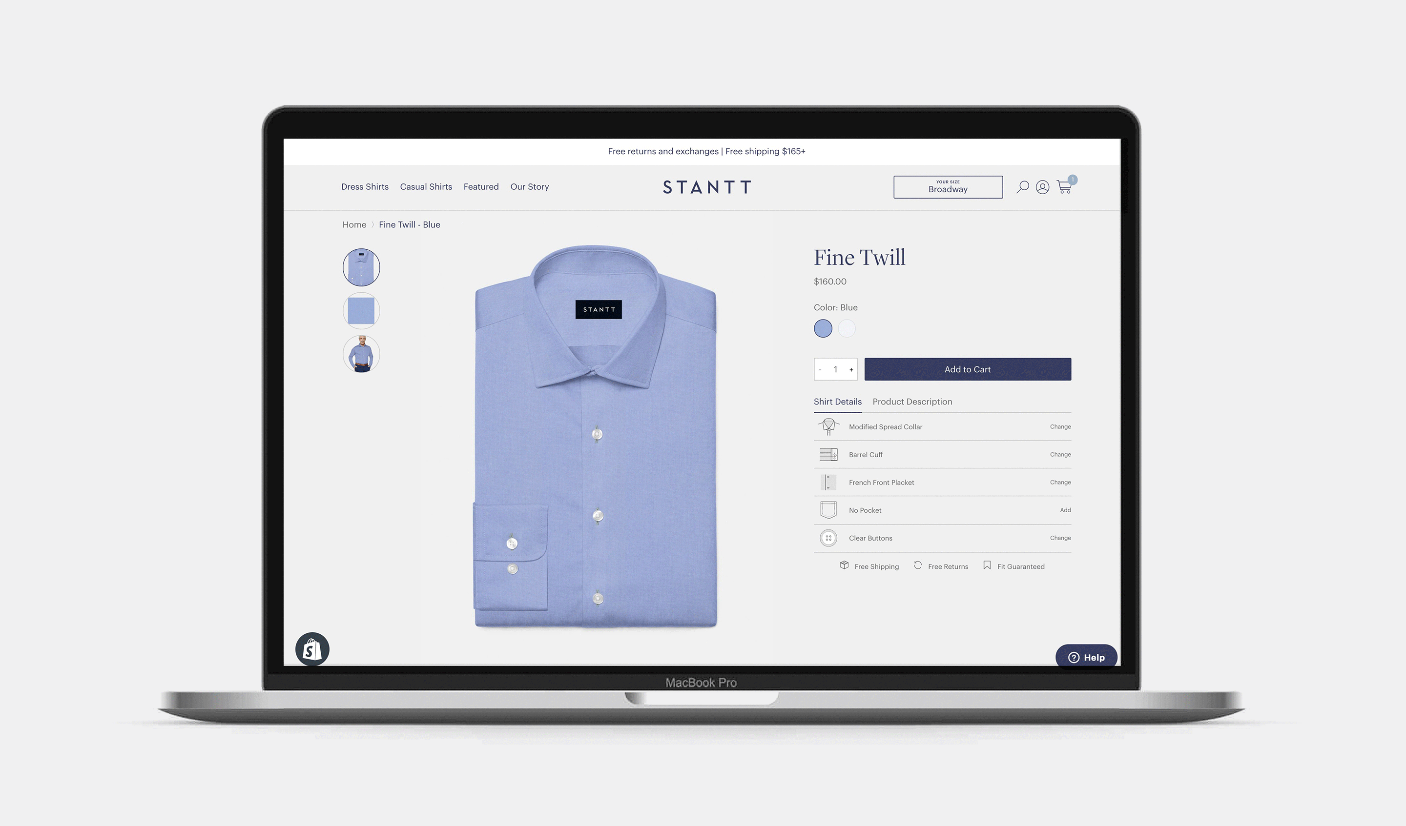 Customize your shirts and pants with the knowledge that they'll fit perfectly. All garments are hand-crafted just for you and delivered within 10-14 days.