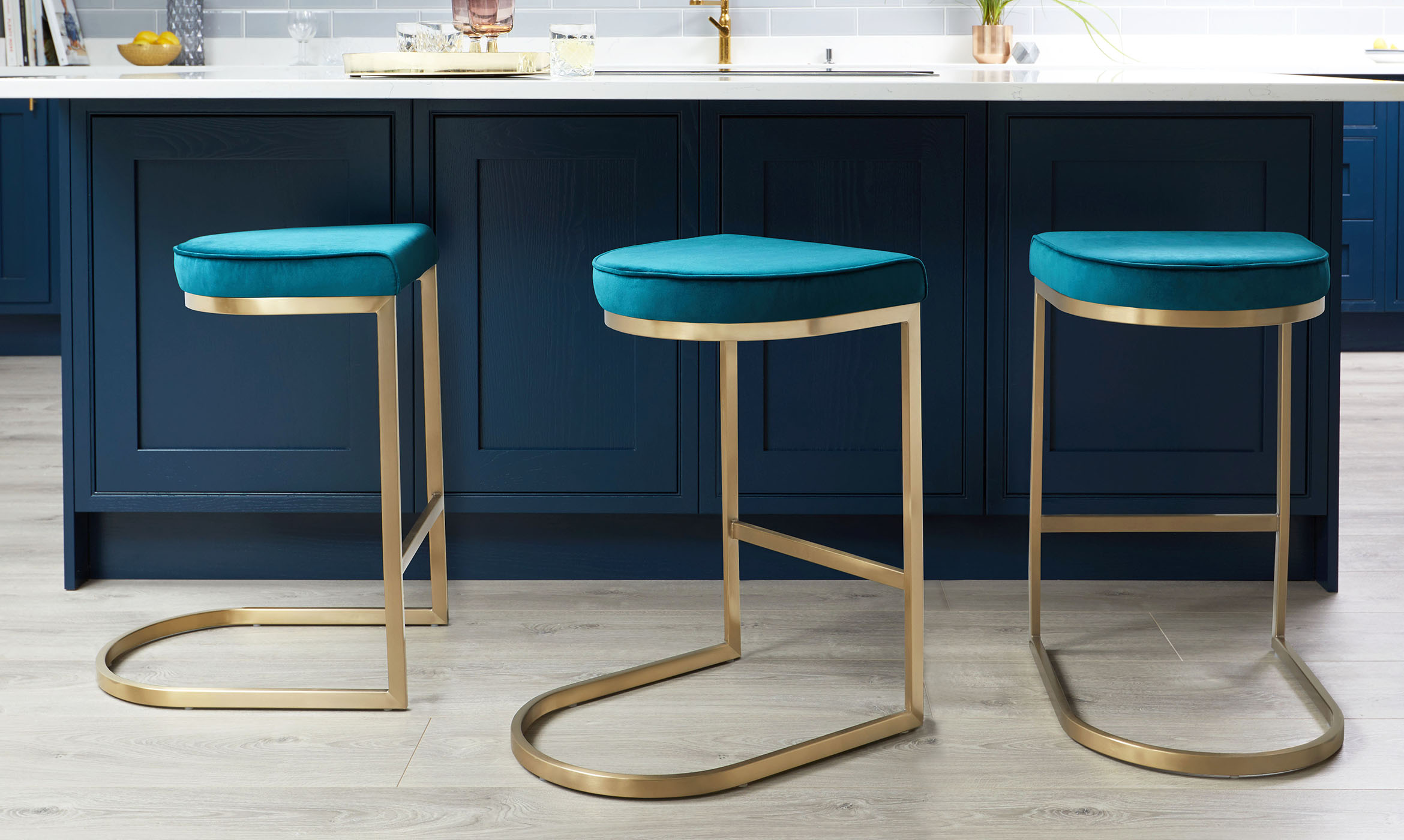 teal bar stools