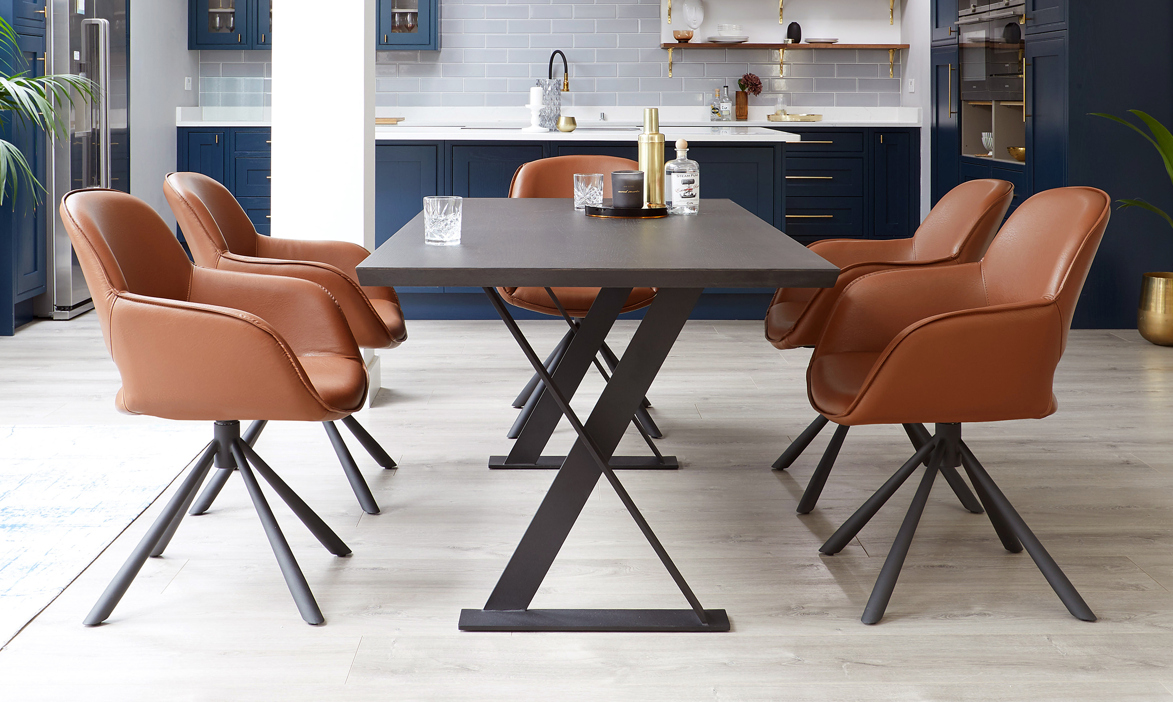Swivel Dining Chairs Leather, Swivel Dining Chairs With Arms