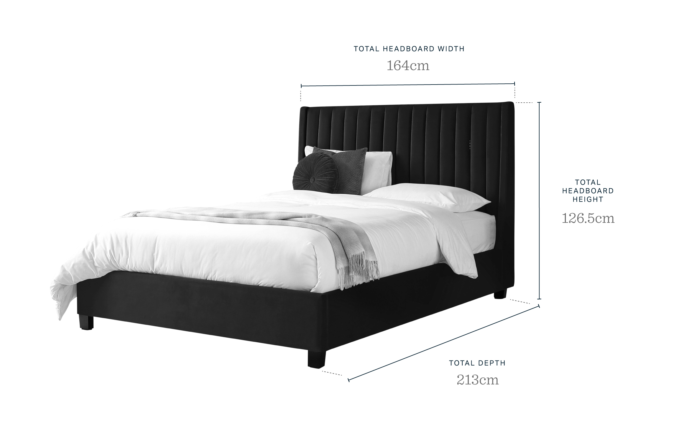 Amalfi Sage Green Velvet King Size Bed with Storage by