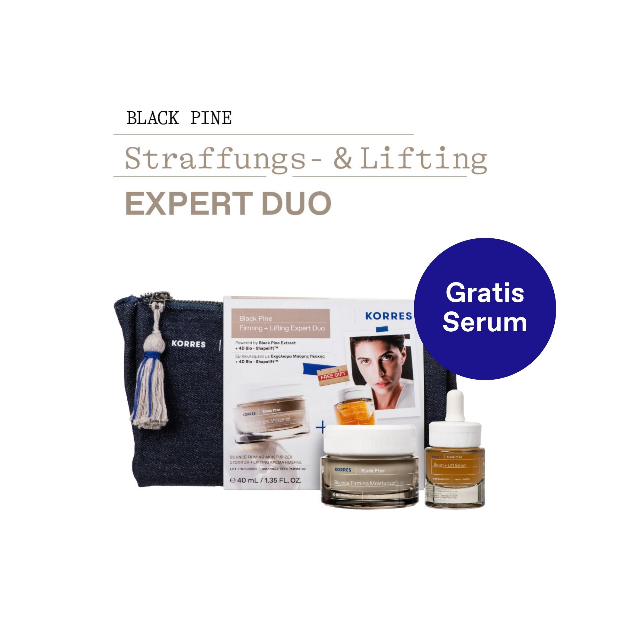 Korres SetBLACK PINE Straffungs- & Lifting Expert Duo 1