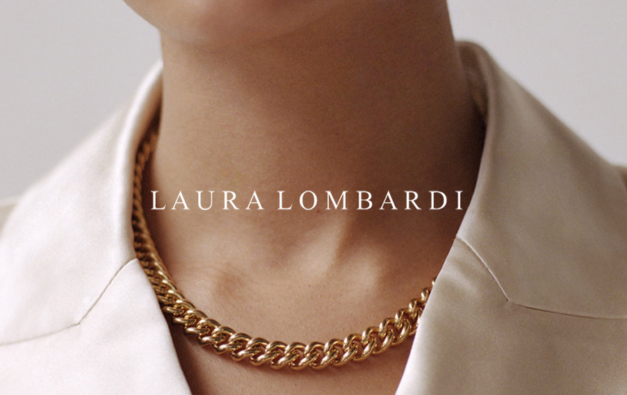 LAURA LOMBARDI Carla Chain Necklace in Brass
