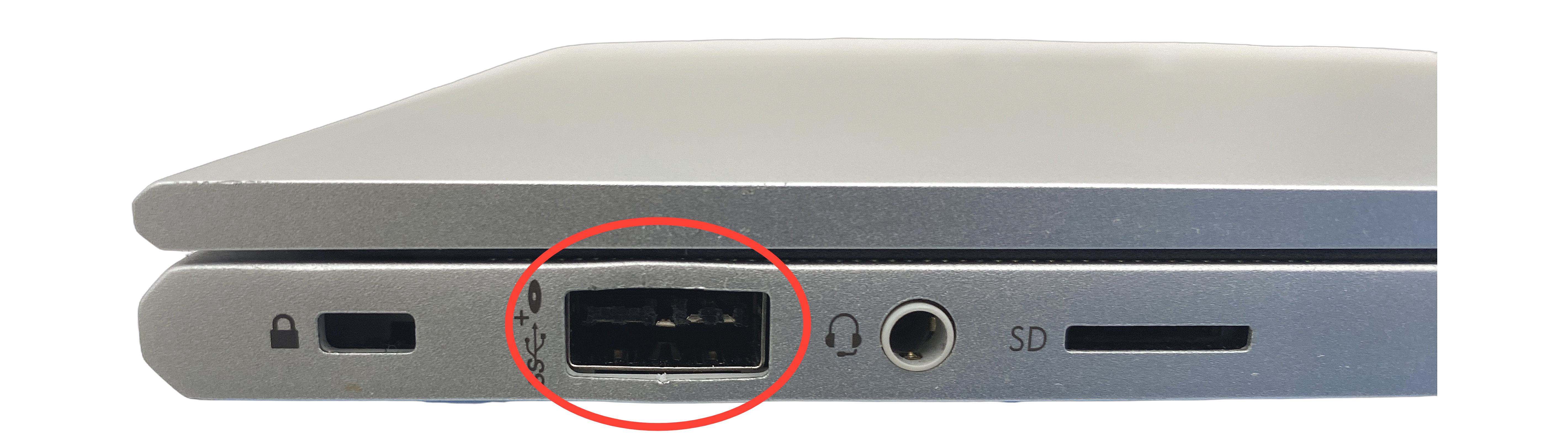 Device #1 - USB port has damage but is still functional