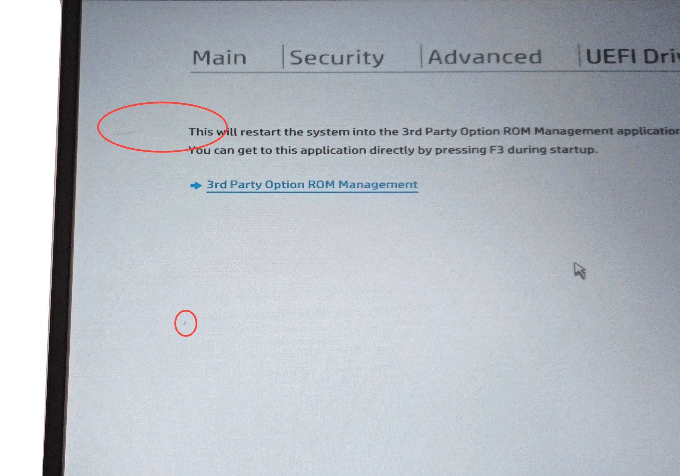 Device #1 - scratches on screen