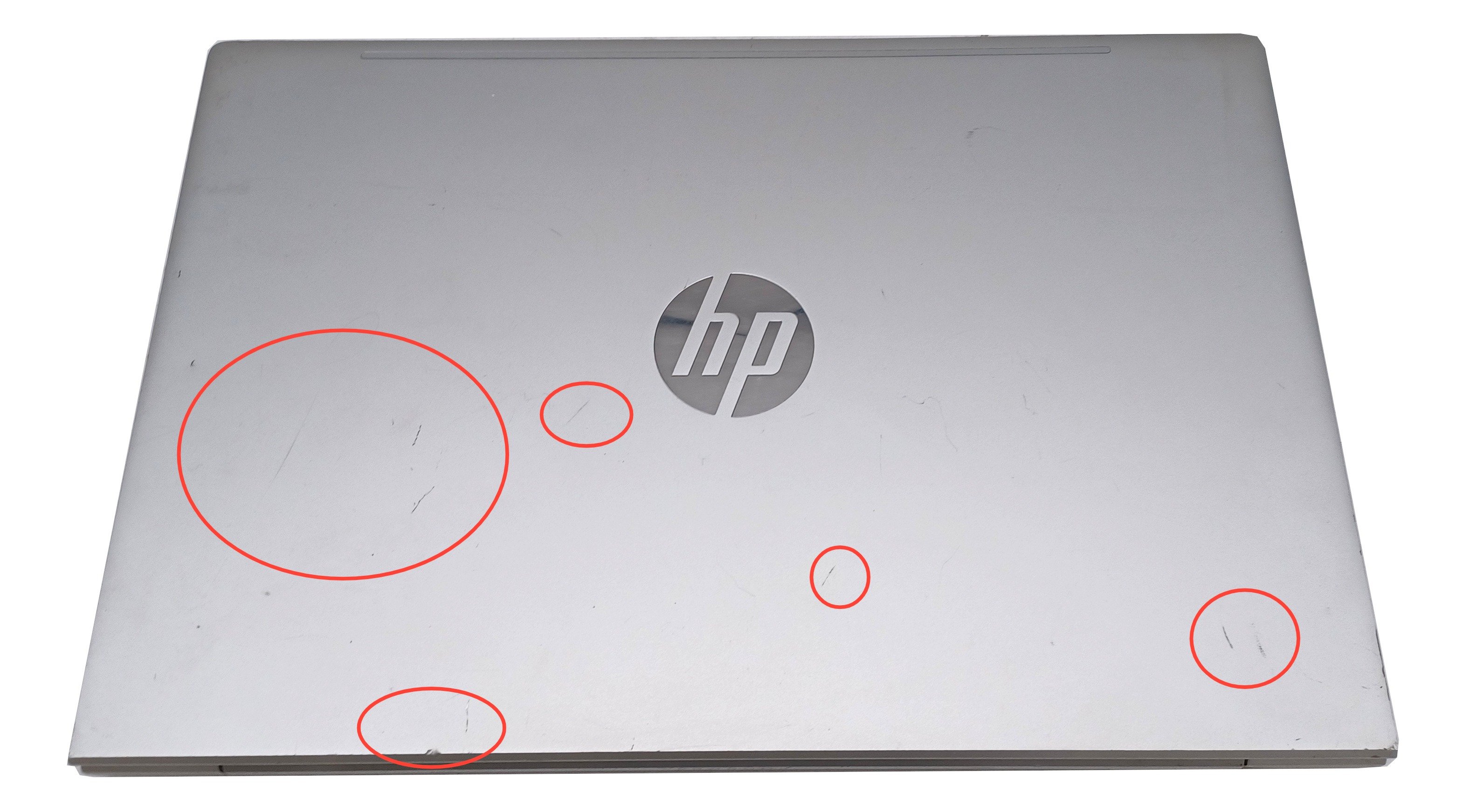 Device #1 - scratched lid
