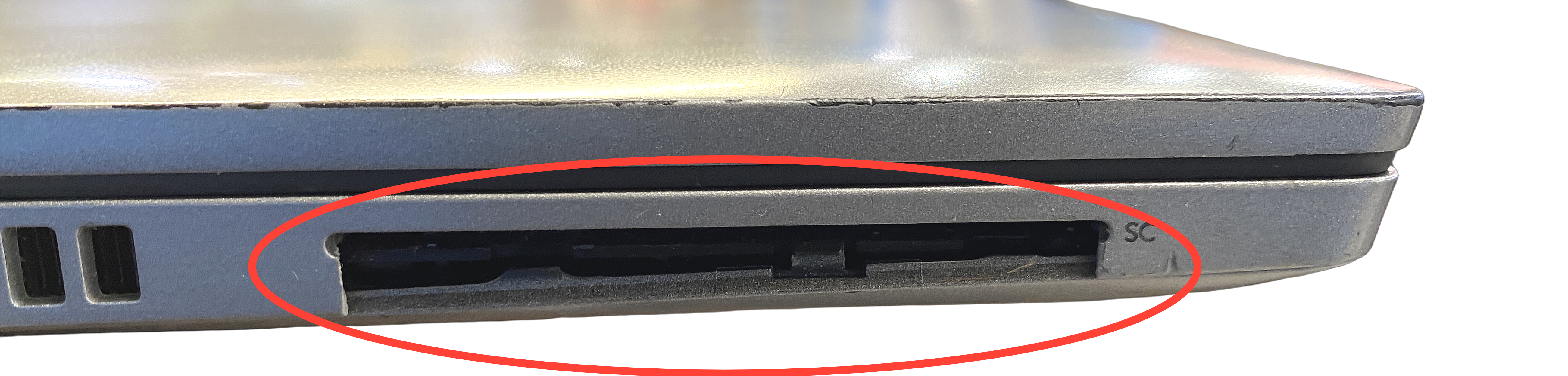 Device #1 - Damaged chassis