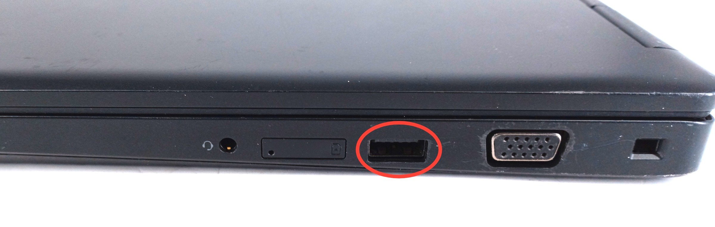 Device #2 - Right side USB port not functional