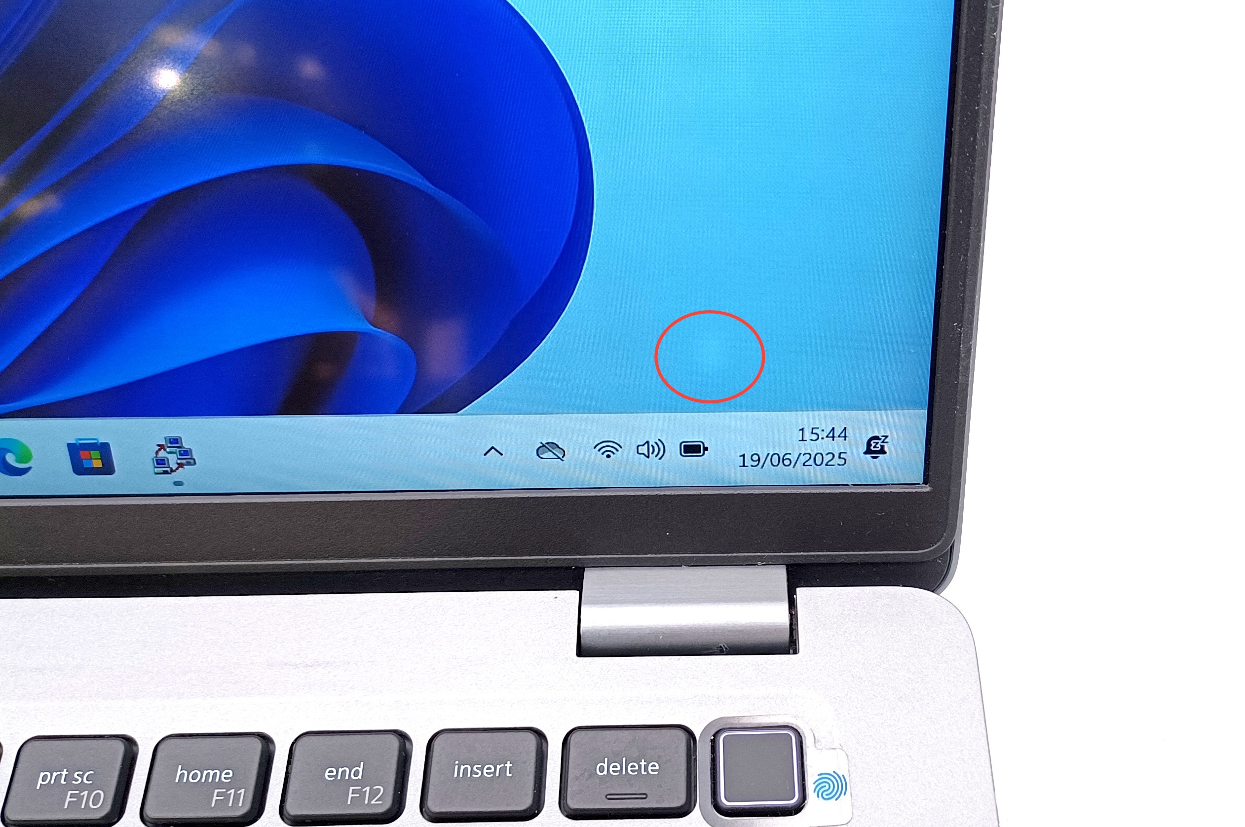 Device #3 - small white spot on screen