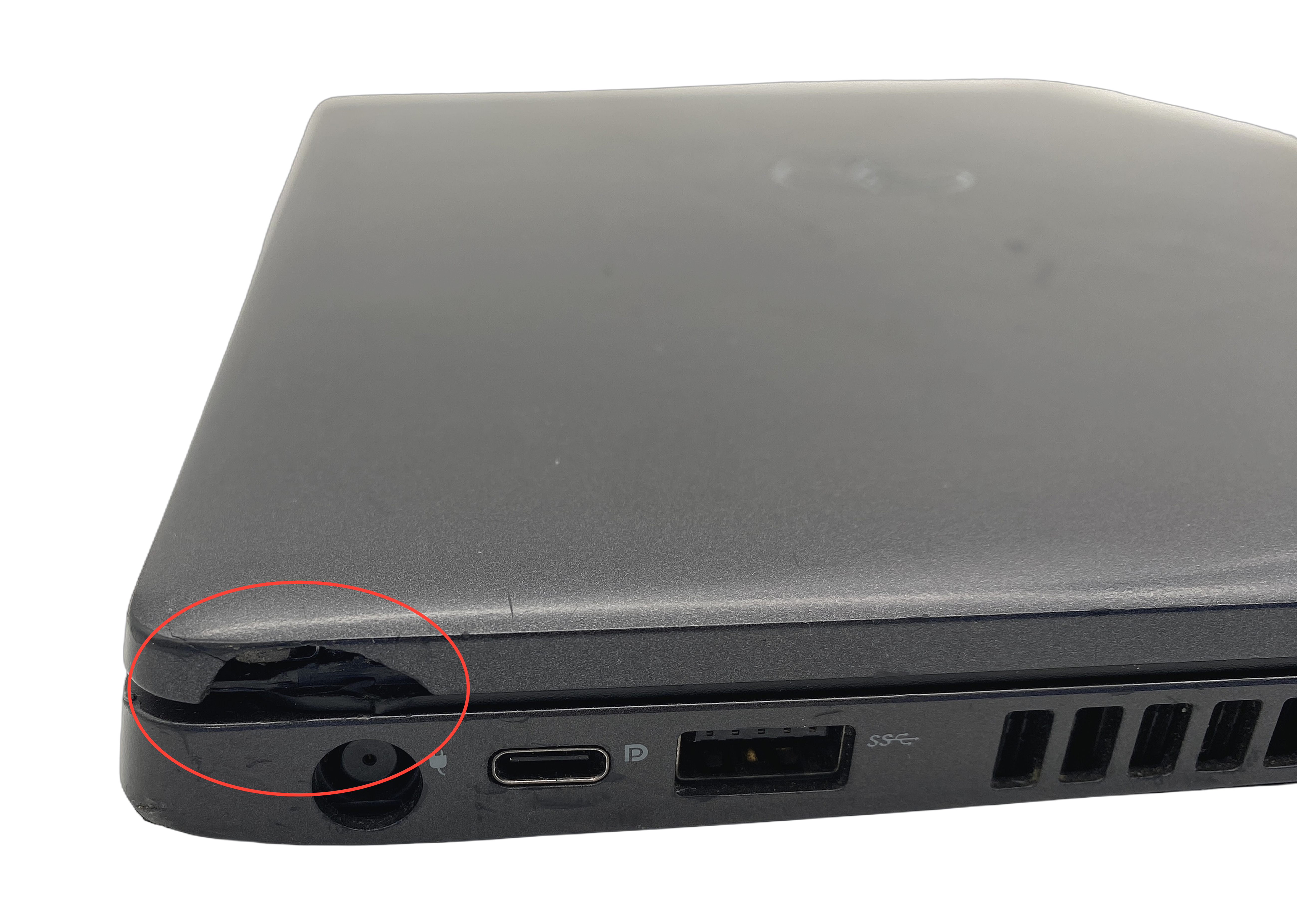 Device #1 - Damaged lid