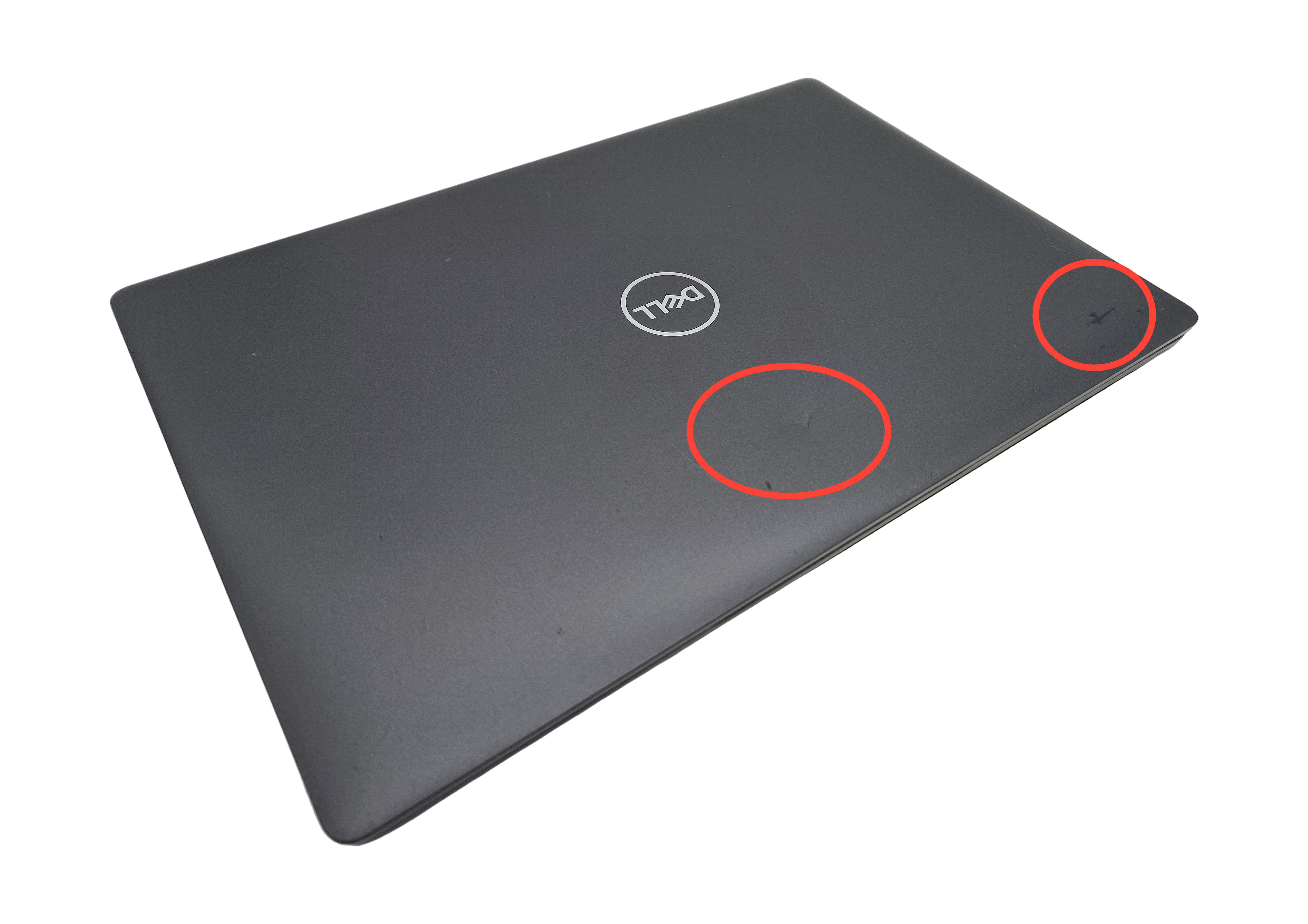Crack/Dent in top of case and some scratch marks