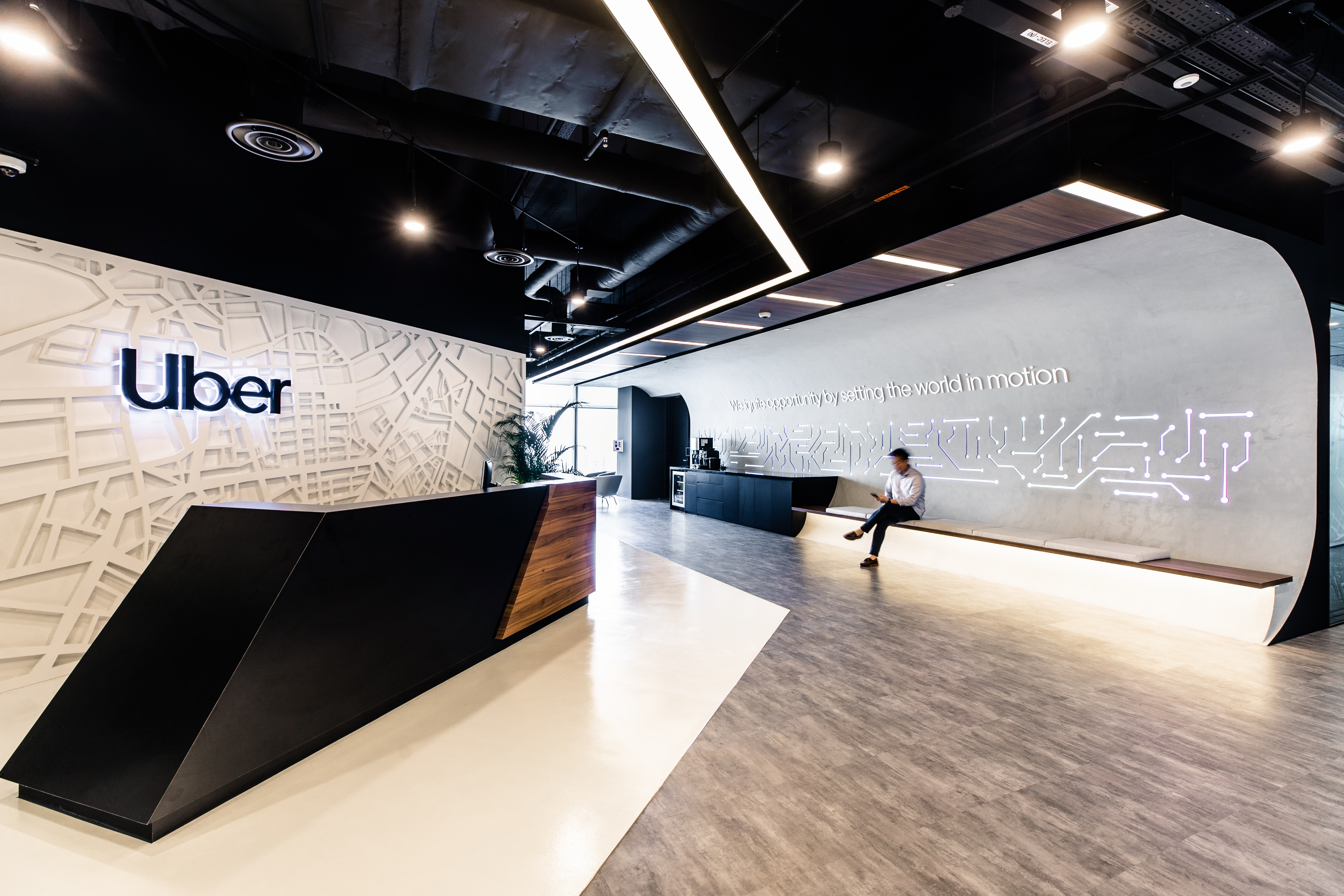 Uber Singapore designed by Wolf, here and following. Photos c/o Wolf. 