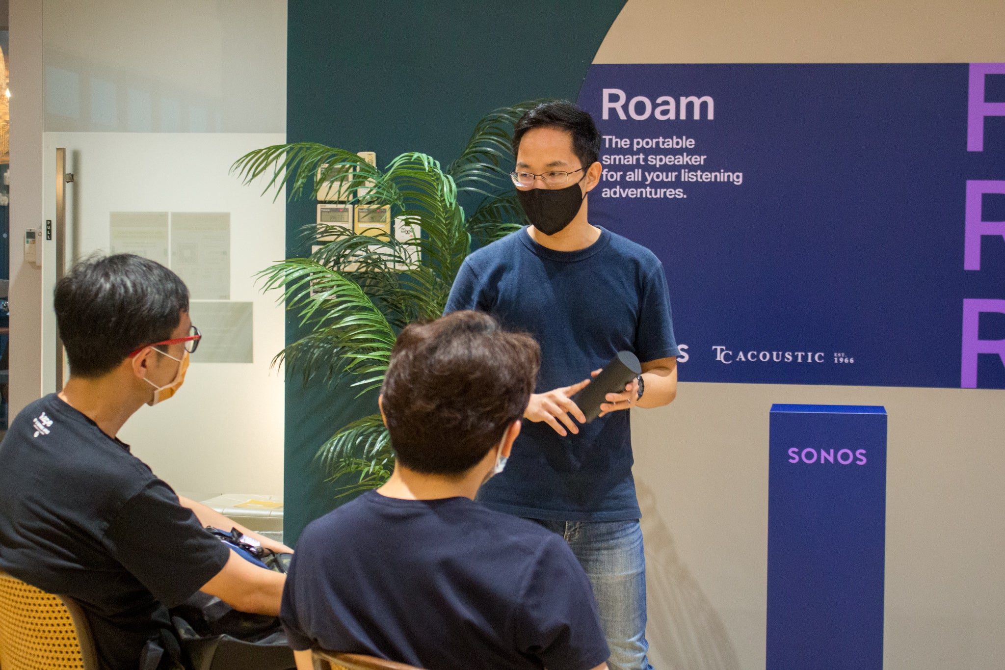 Sonos Roam Demonstration Listening Event (Pre-Launch): Light and Portable