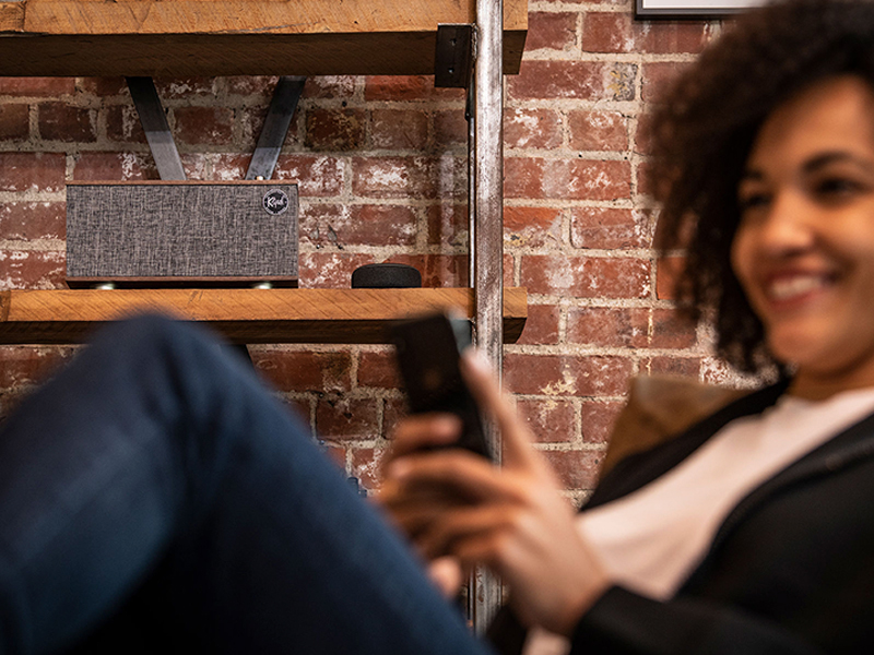 Klipsch Heritage Wireless The One II Tabletop Stereo Walnut: Home Audio & Theater