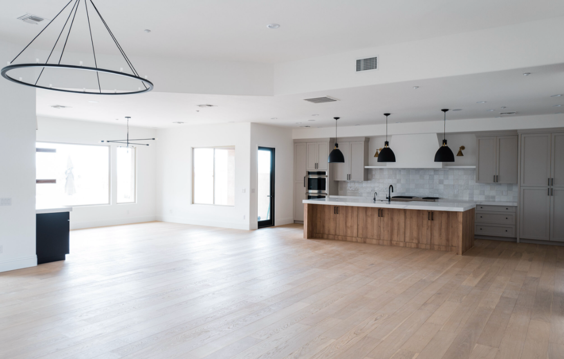 #AutumnSageProj Empty Living Room and Kitchen