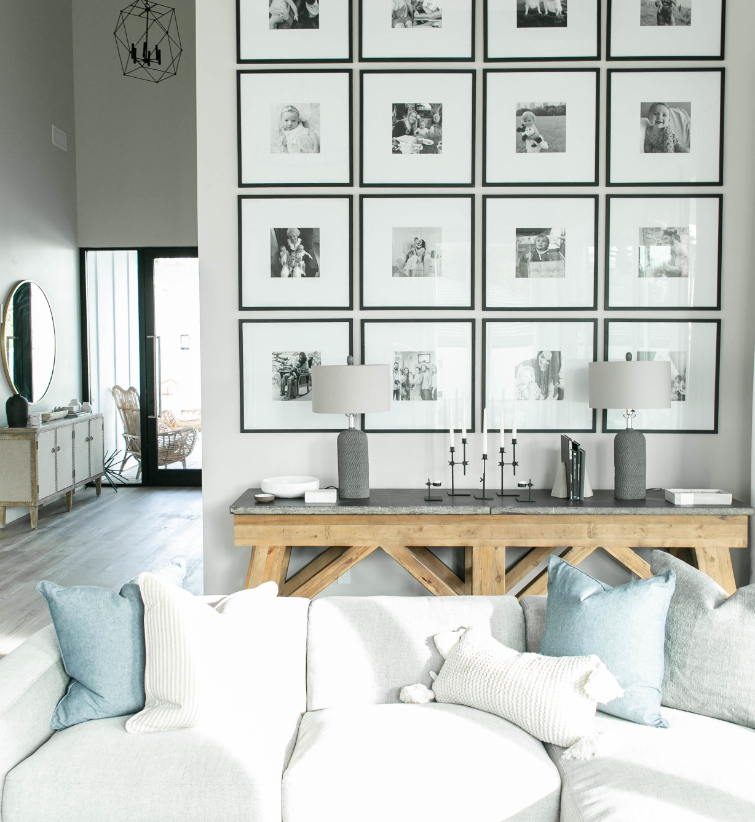 #BrieBellaProject Living Room Gallery Wall