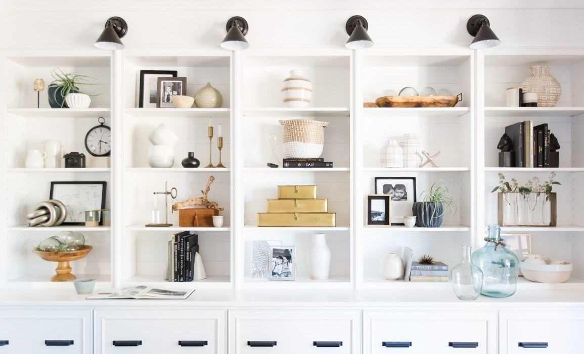 #ProjectThirdTimesACharm Shelf Styling