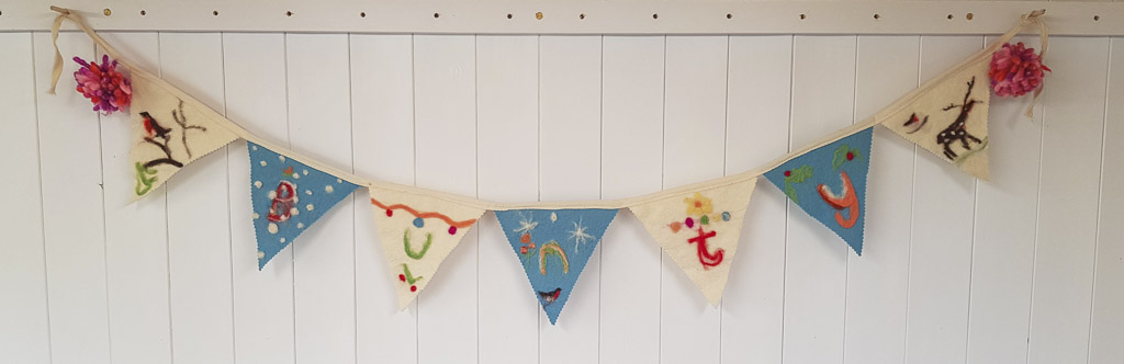 Bunting for a friend by Judi Glover Art
