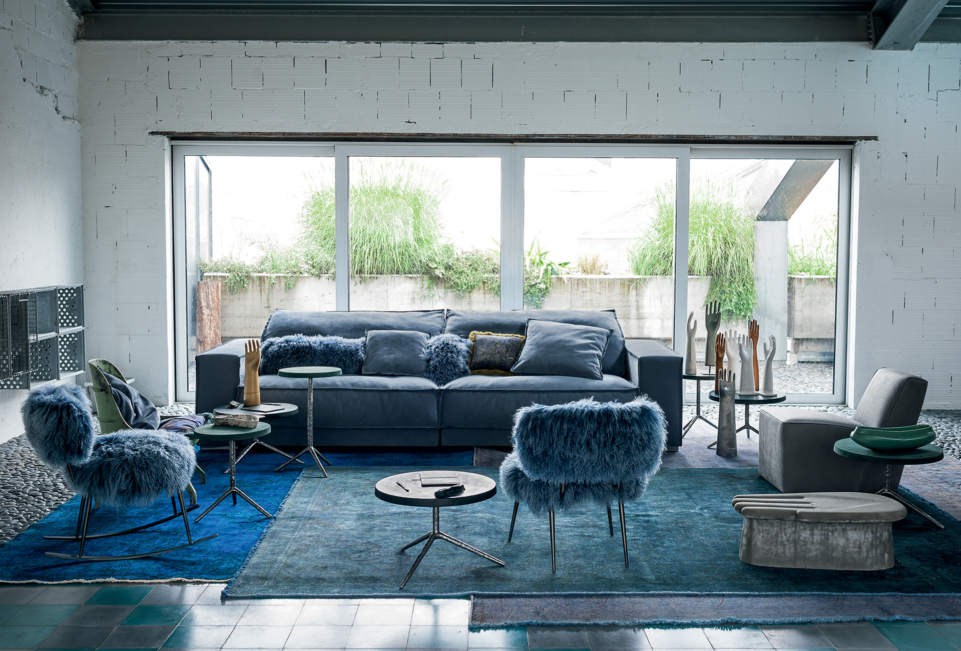 The Budapest sofa designed by Paola Navone for Baxter. Photo c/o Baxter. 