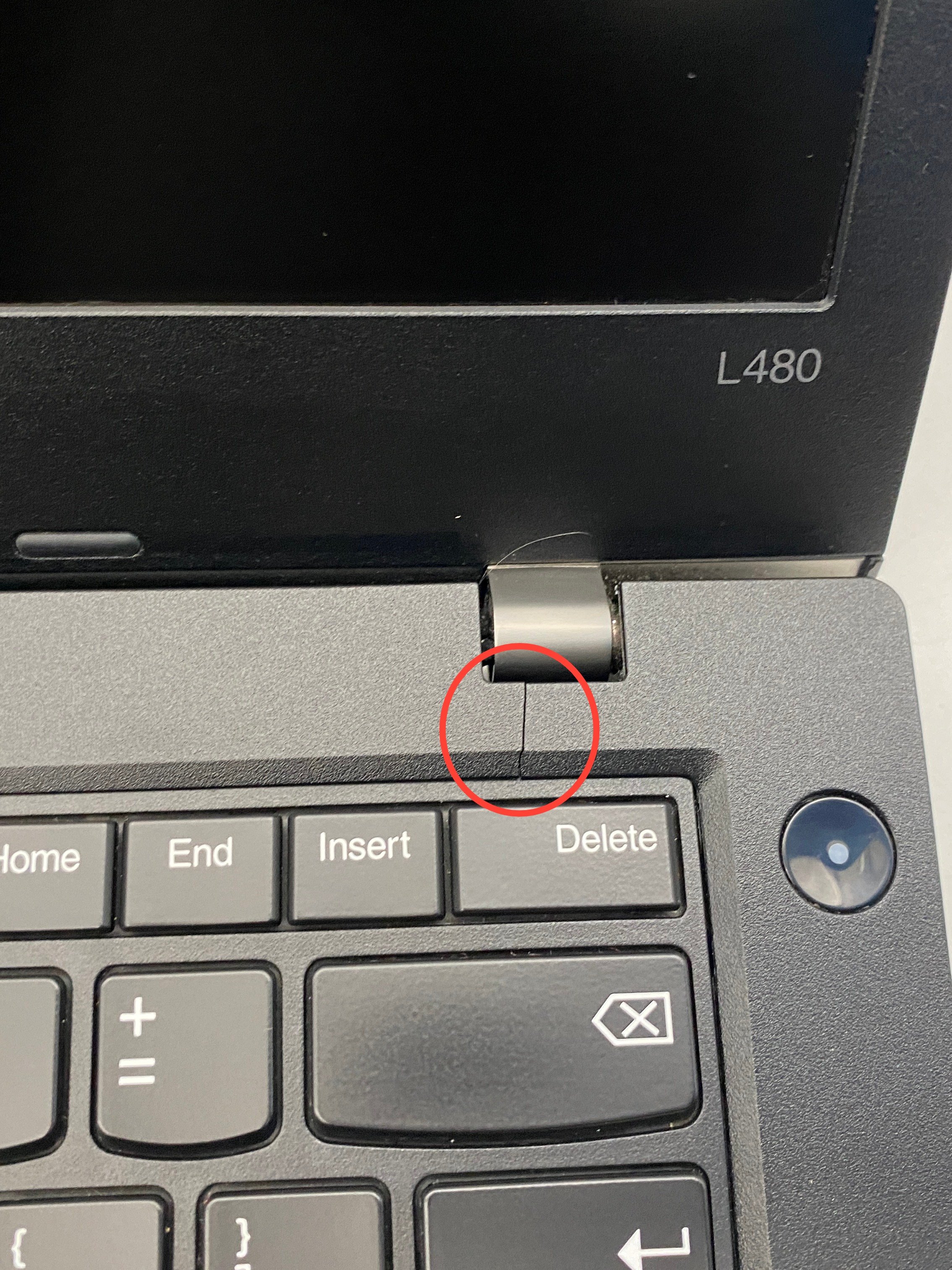 Device #4 - Crack in chassis
