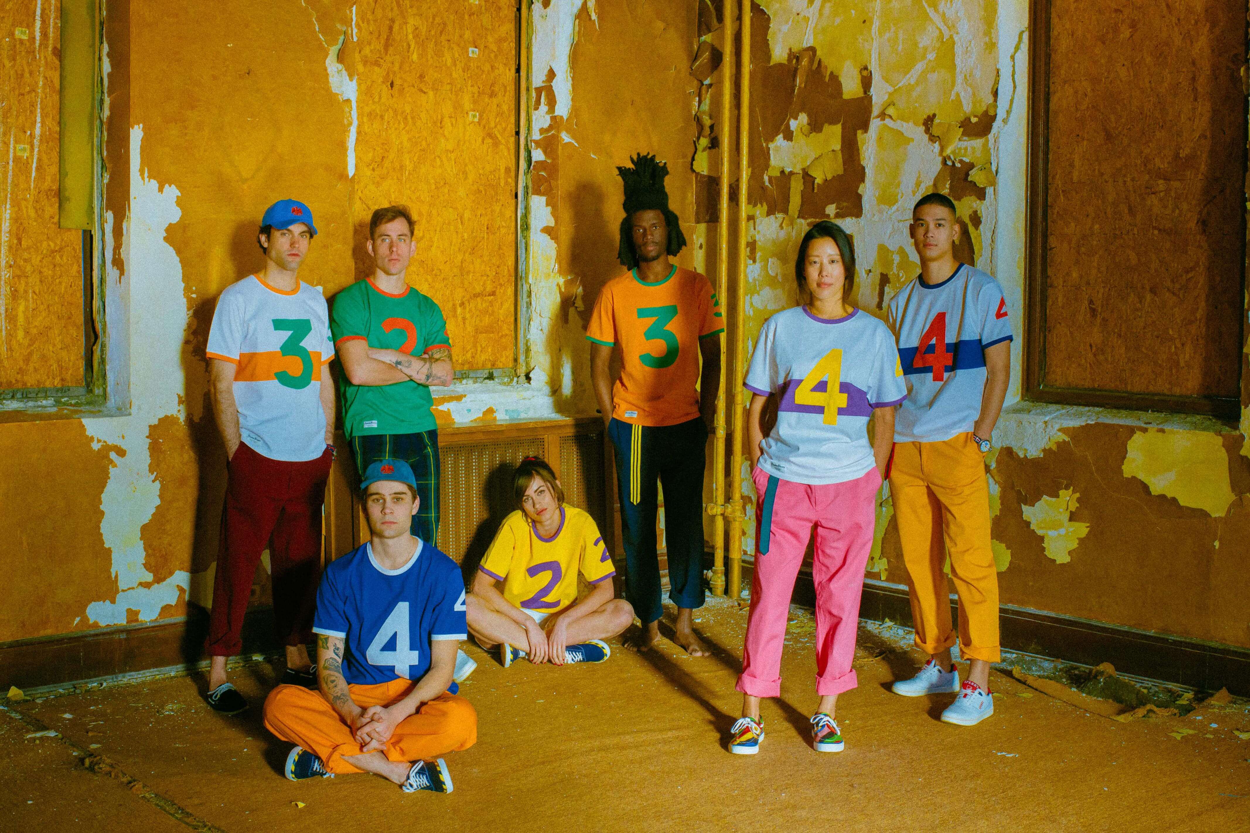 Models wearing various Original Number Tees