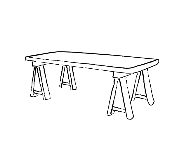 illustration of a table