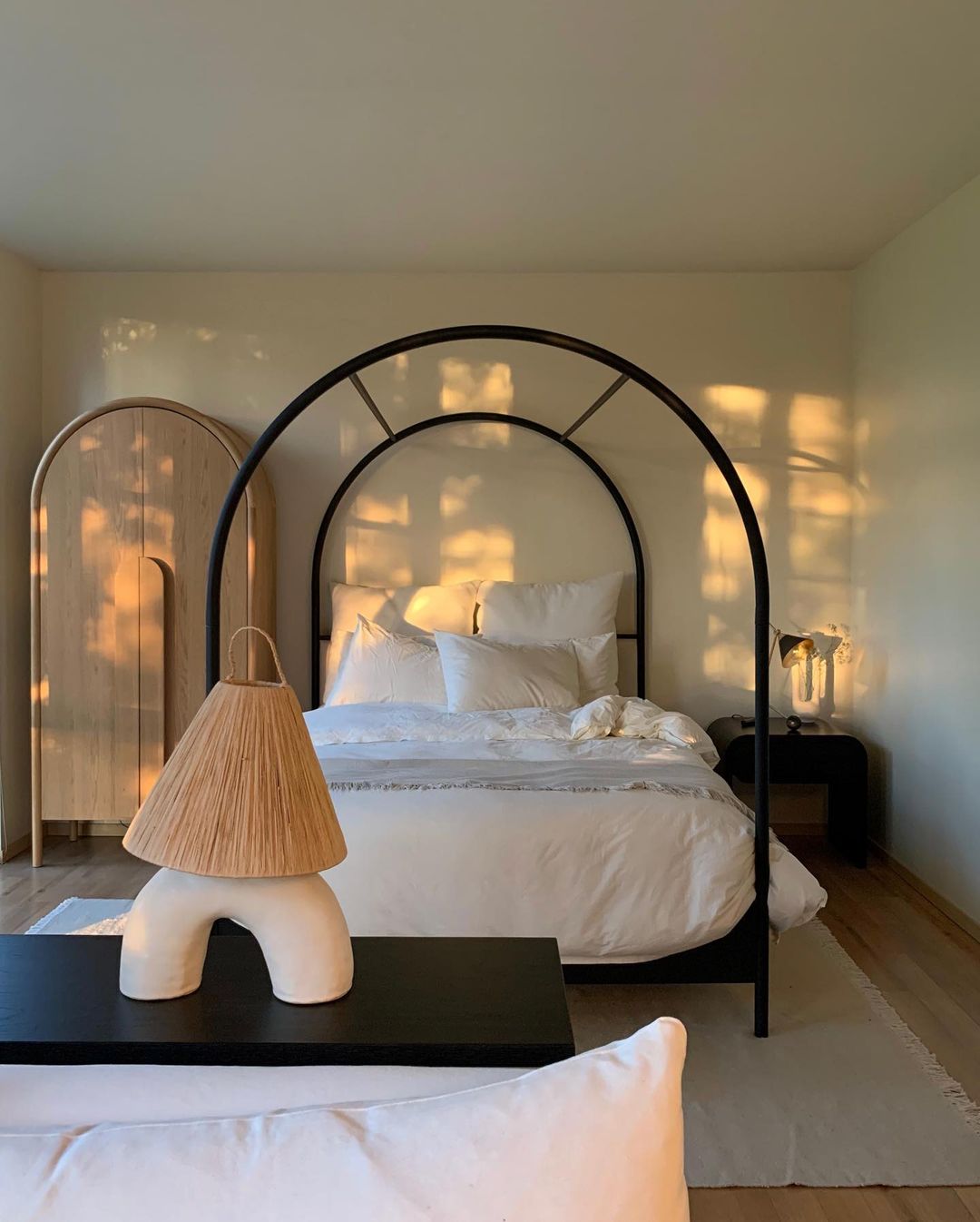 Lamp in bedroom