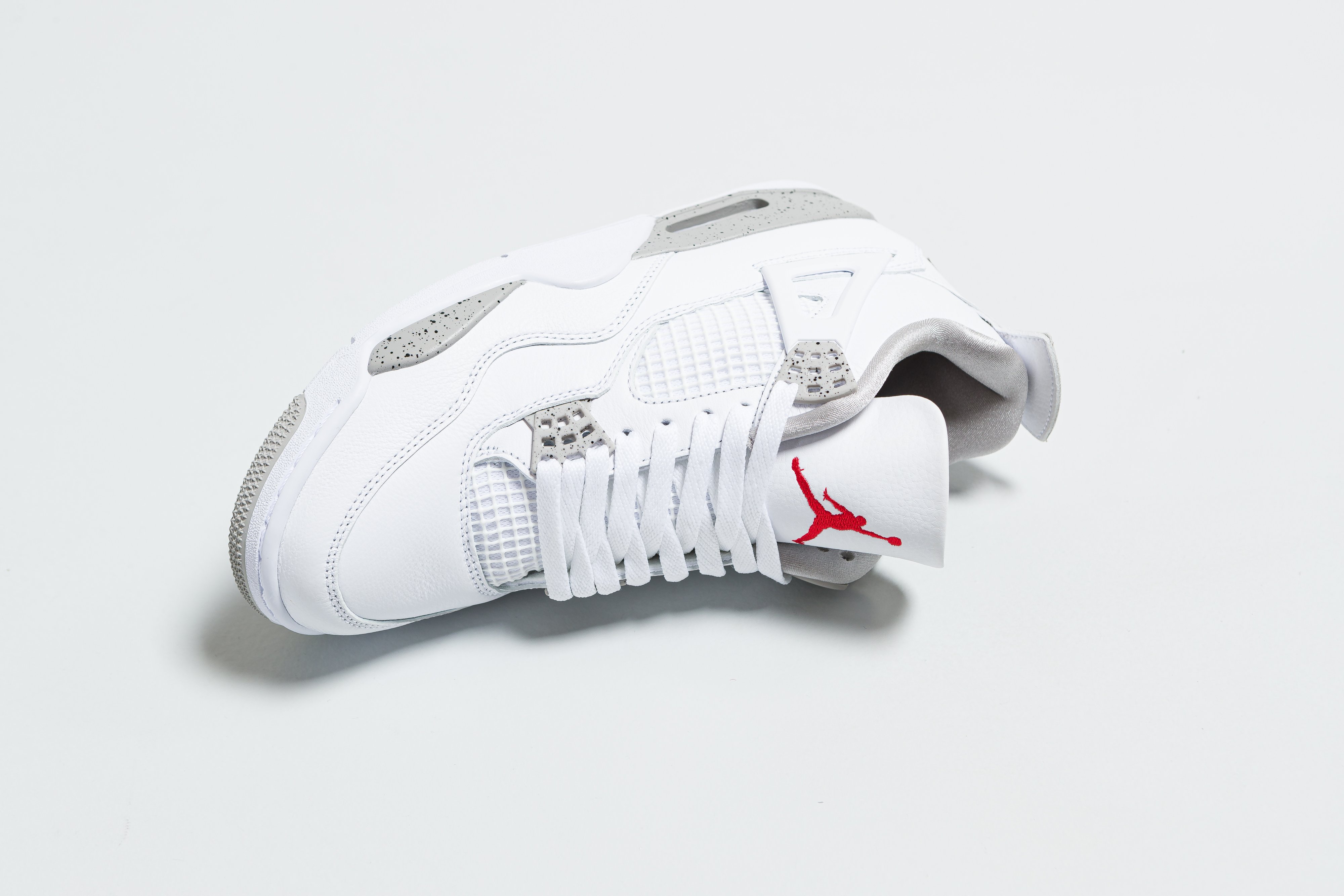 Up There Launches - Air Jordan 4 Retro - White/Tech Grey-Black-Fire Red 'Reverse Oreo'