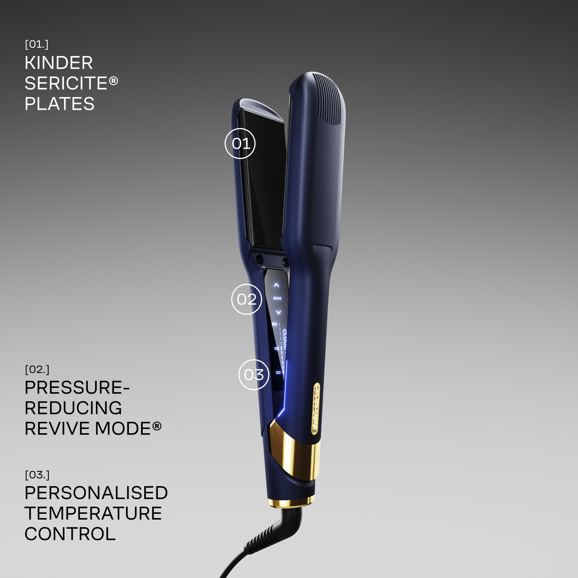 Nuova Wide Iron Piastra