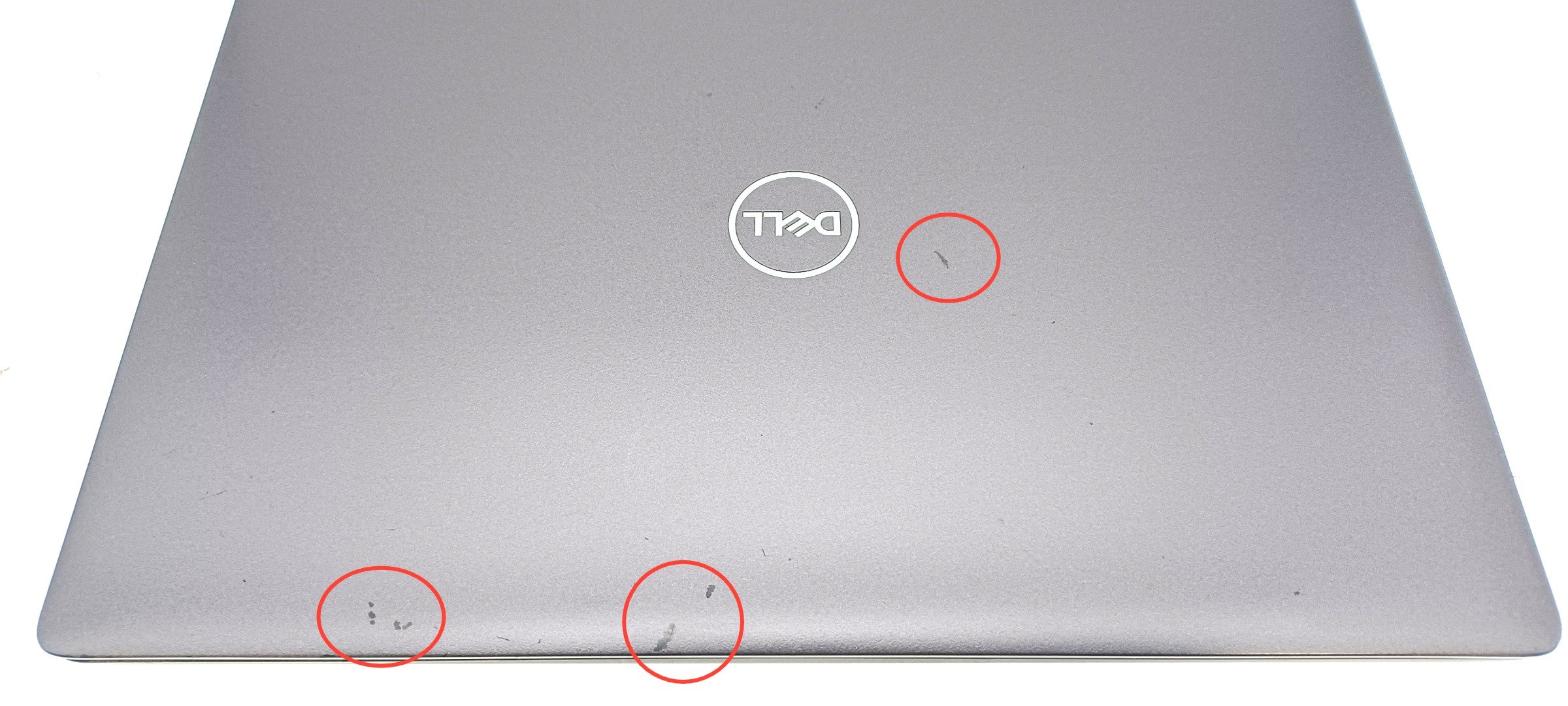 Device #3 - scratches on the lid