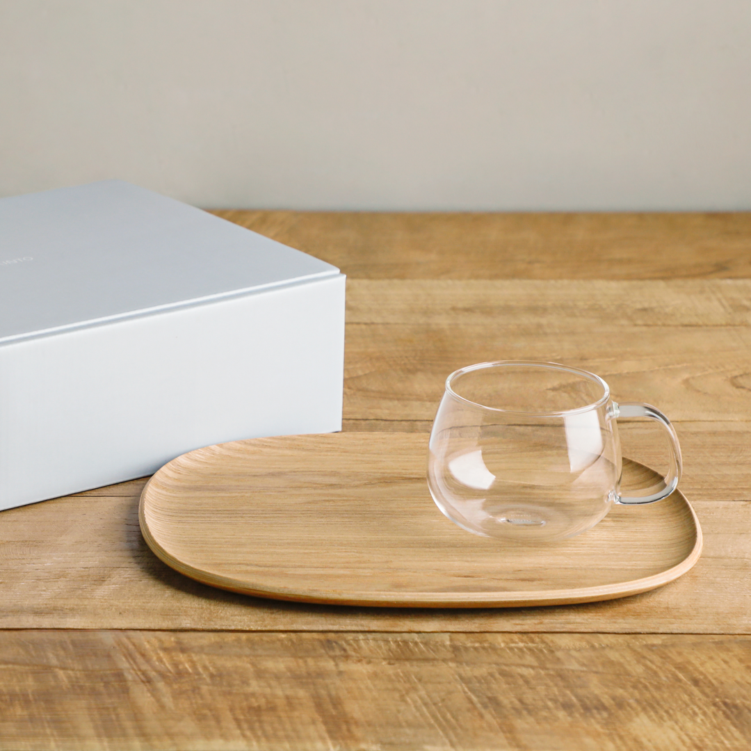 KINTO UNITEA CUP & TRAY 265MM WILLOW