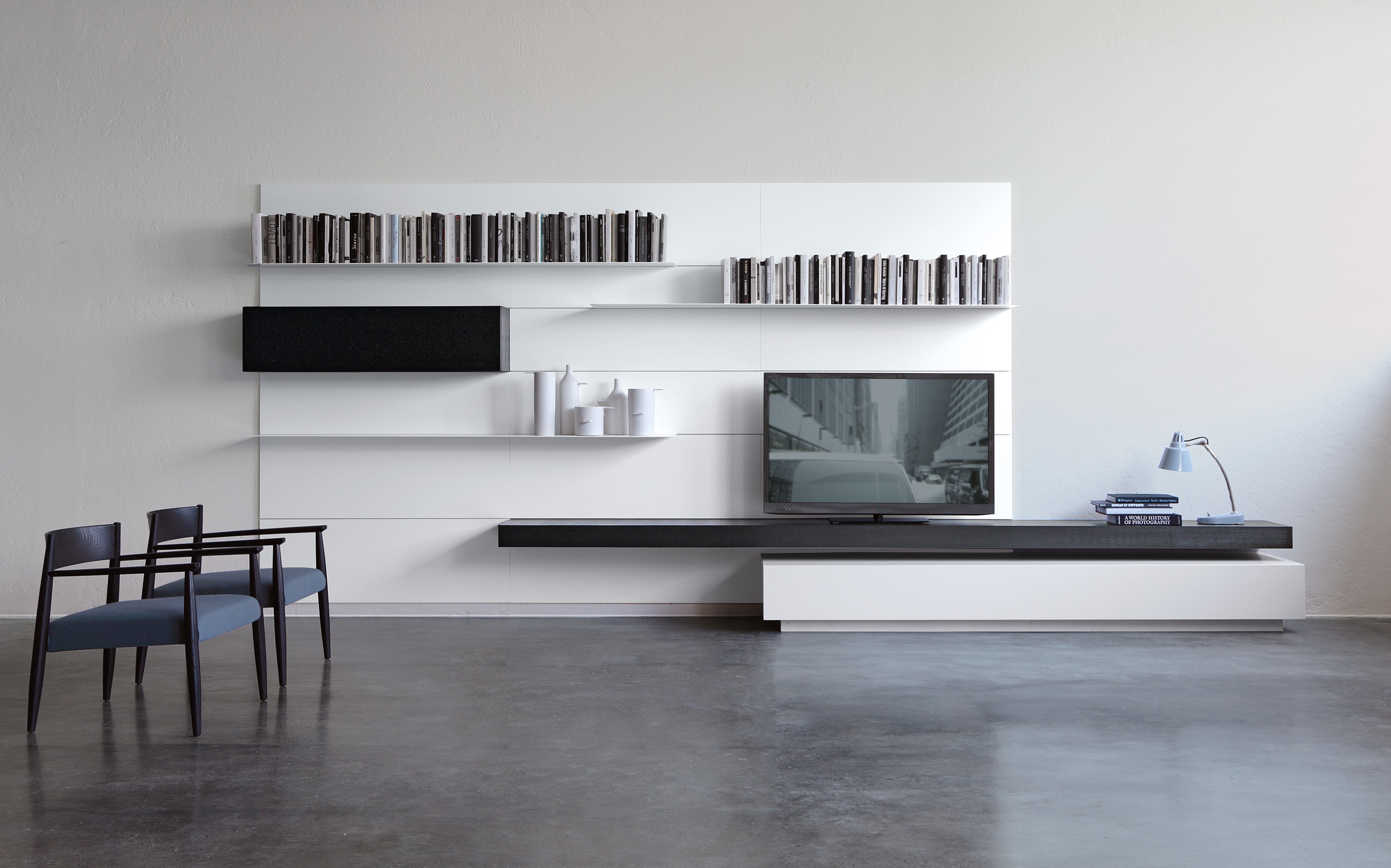 The Modern storage range designed for Porro by Piero Lissoni. Photos c/o Porro. 